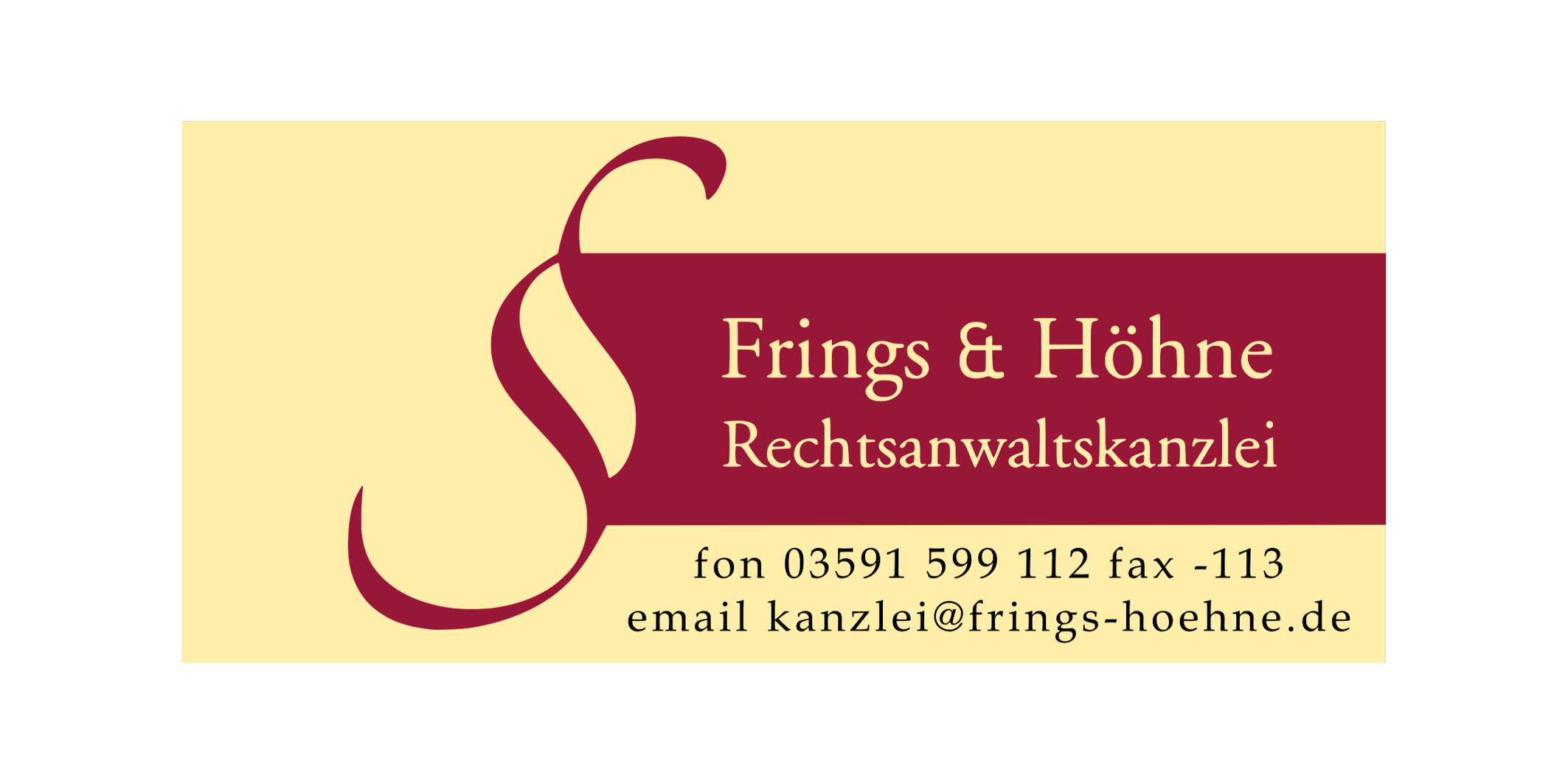 Kanzlei Frings und Hohne